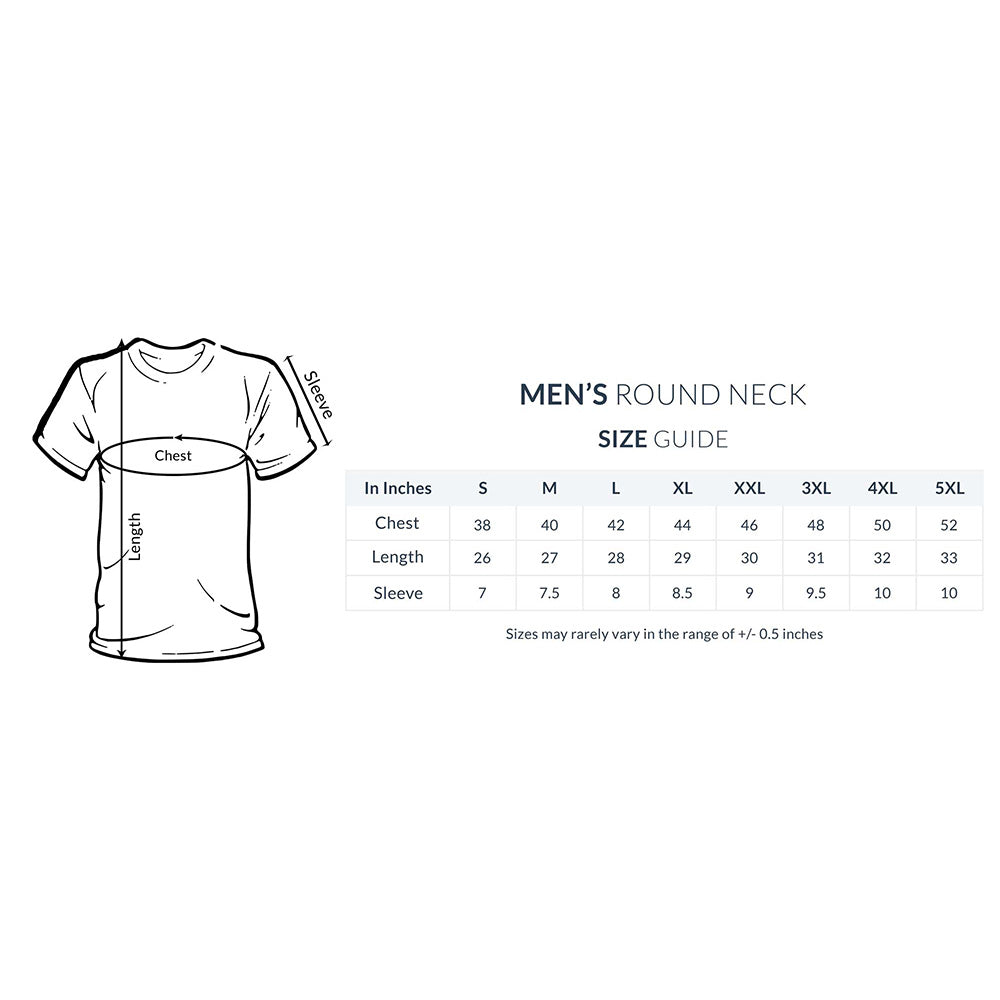 Men Round Neck T-Shirt - No Problama