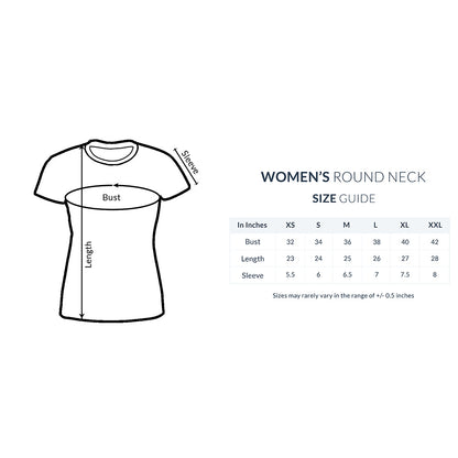 Women Round Neck T-Shirt - Yoga