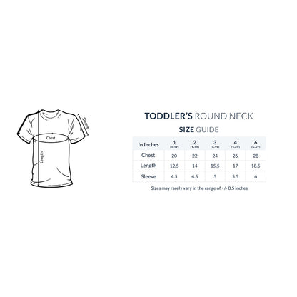 Toddler Half Sleeve Tshirt - Chibi Corgi