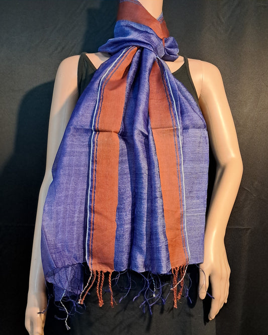 Women Handwoven Tussar Silk Stole