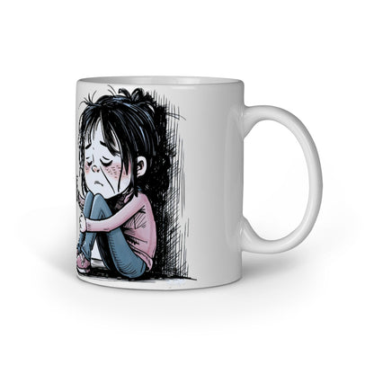 Multicolor Coffee Mug - Adulting Girl