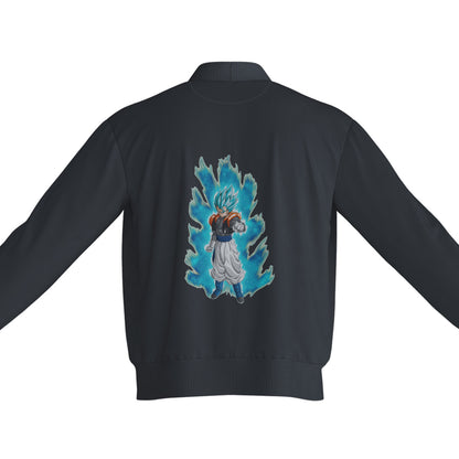 Unisex Bomber Jacket - Gogeta Blue Super Saiyan God