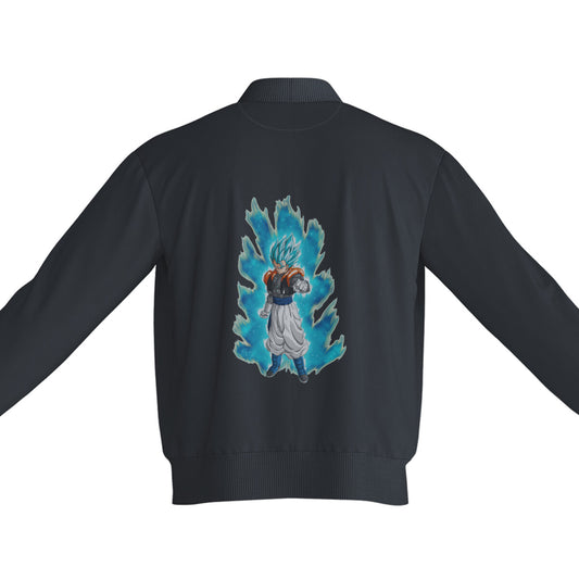 Unisex Bomber Jacket - Gogeta Blue Super Saiyan God