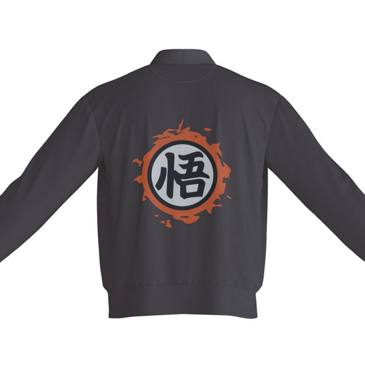 Unisex Bomber Jacket - Goku Kanji "Go" Symbol