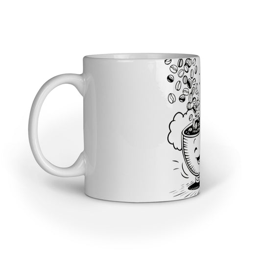 White/ Color Changing Coffee Mug - Caffeine Loading