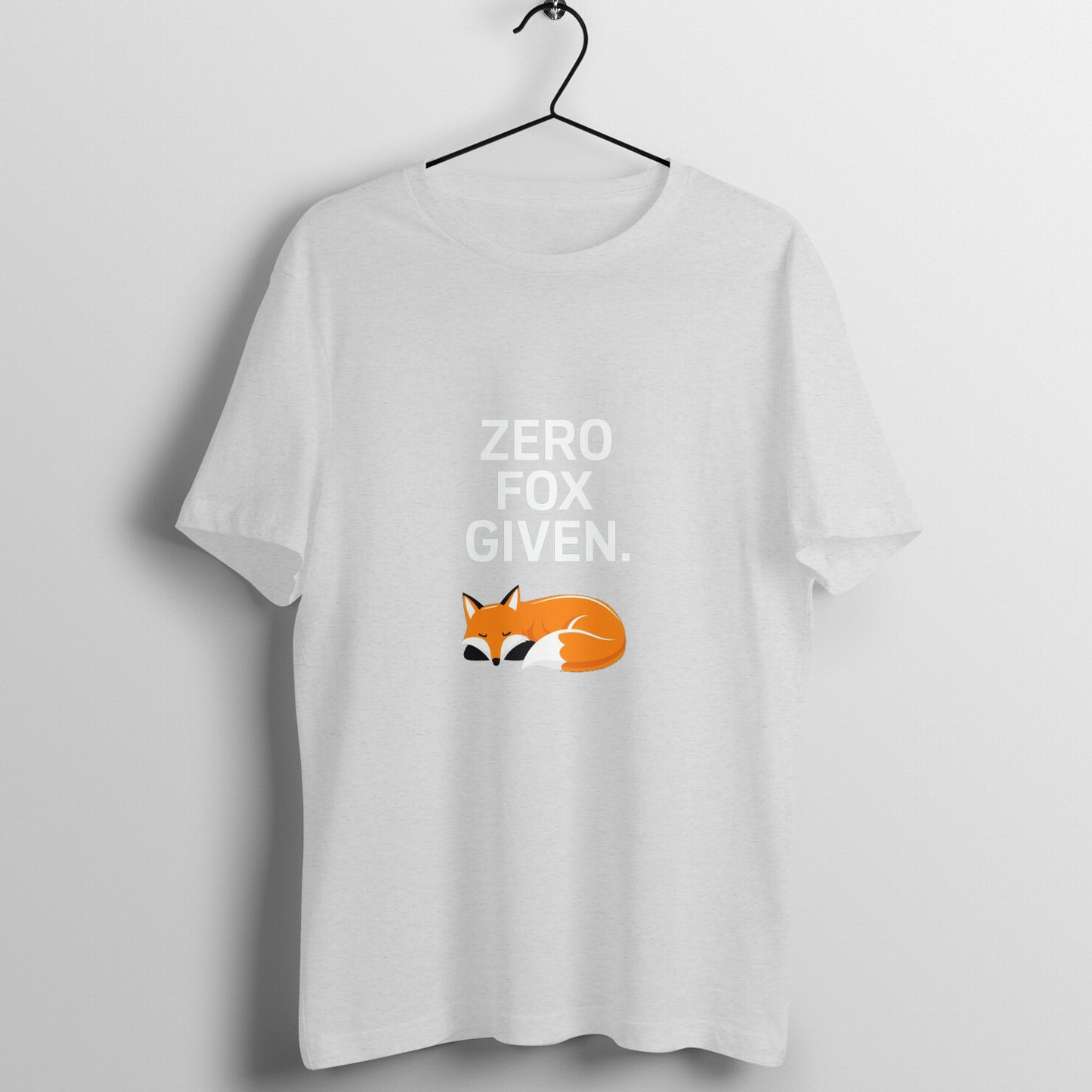 Men Round Neck T-Shirt - Zero Fox Given