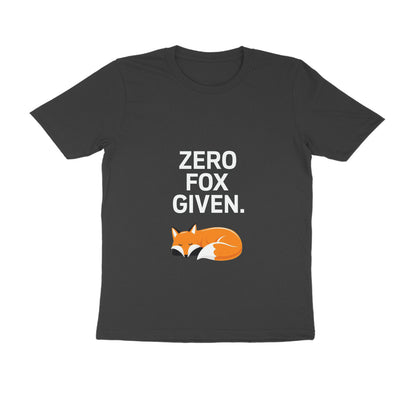 Men Round Neck T-Shirt - Zero Fox Given