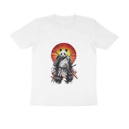 Men Round Neck T-Shirt - Panda Warrior