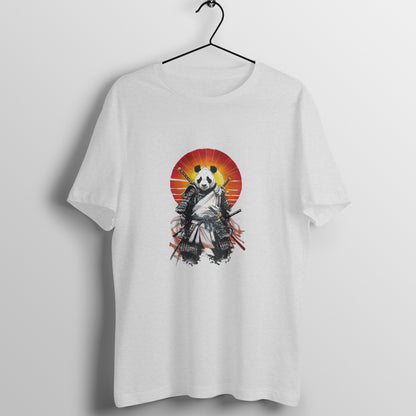 Men Round Neck T-Shirt - Panda Warrior