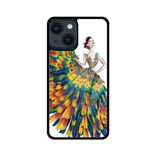 iPhone Glass Phone Case - Vibrant Dress