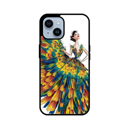 iPhone Glass Phone Case - Vibrant Dress