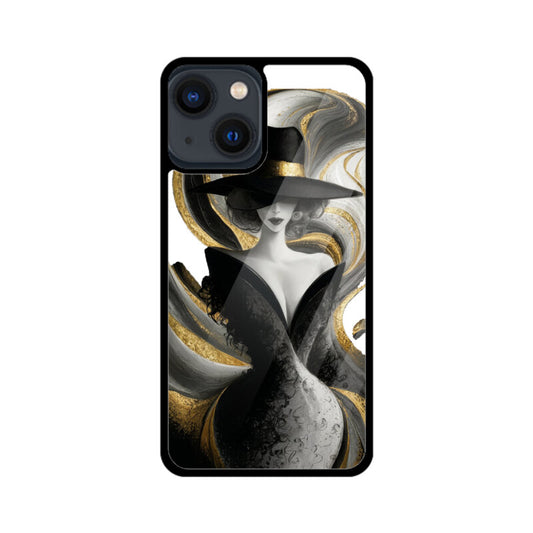 iPhone Glass Phone Case - Mystery Woman