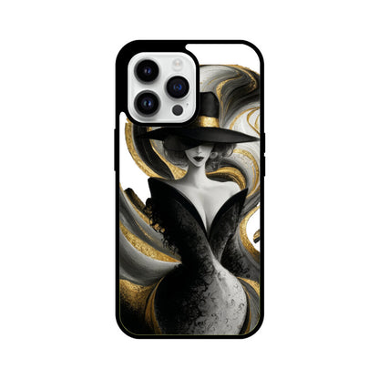 iPhone Glass Phone Case - Mystery Woman