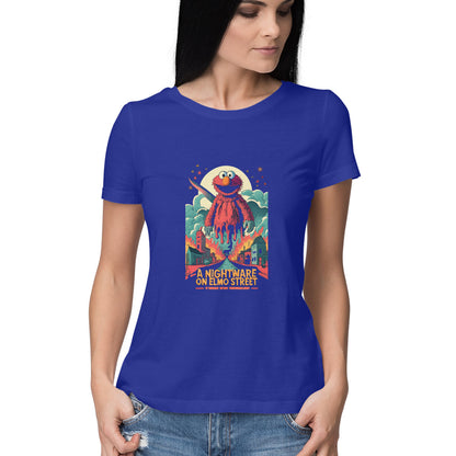 Women Round Neck T-Shirt - Elmo Street