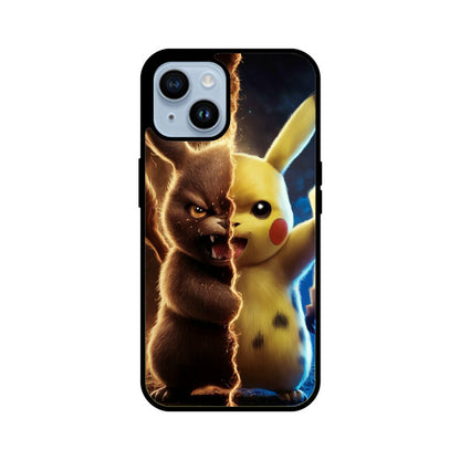 iPhone Glass Phone Case - Pikachu Dark