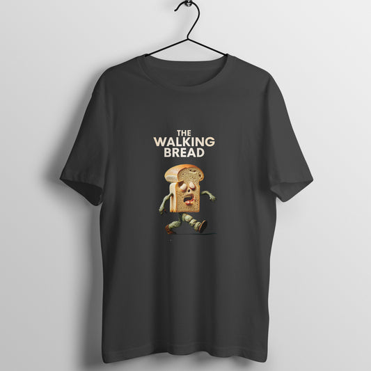 Men Round Neck T-Shirt - Walking Bread