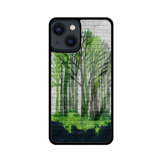 iPhone Glass Phone Case - Forest Wall