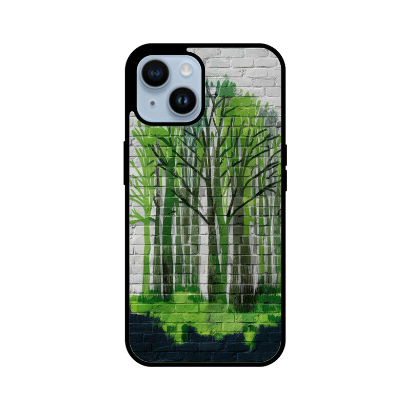 iPhone Glass Phone Case - Forest Wall