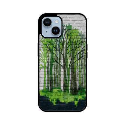 iPhone Glass Phone Case - Forest Wall