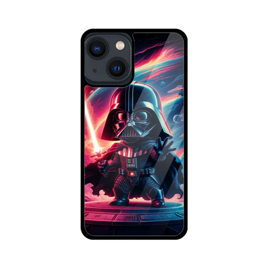 iPhone Glass Phone Case - Chibi Vader