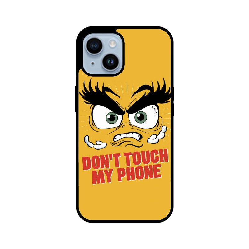 iPhone Glass Phone Case - Don't Touch