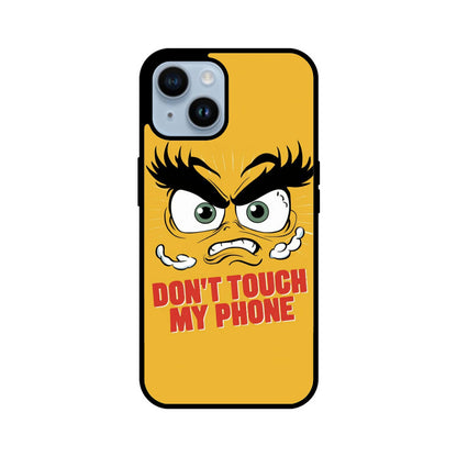 iPhone Glass Phone Case - Don't Touch