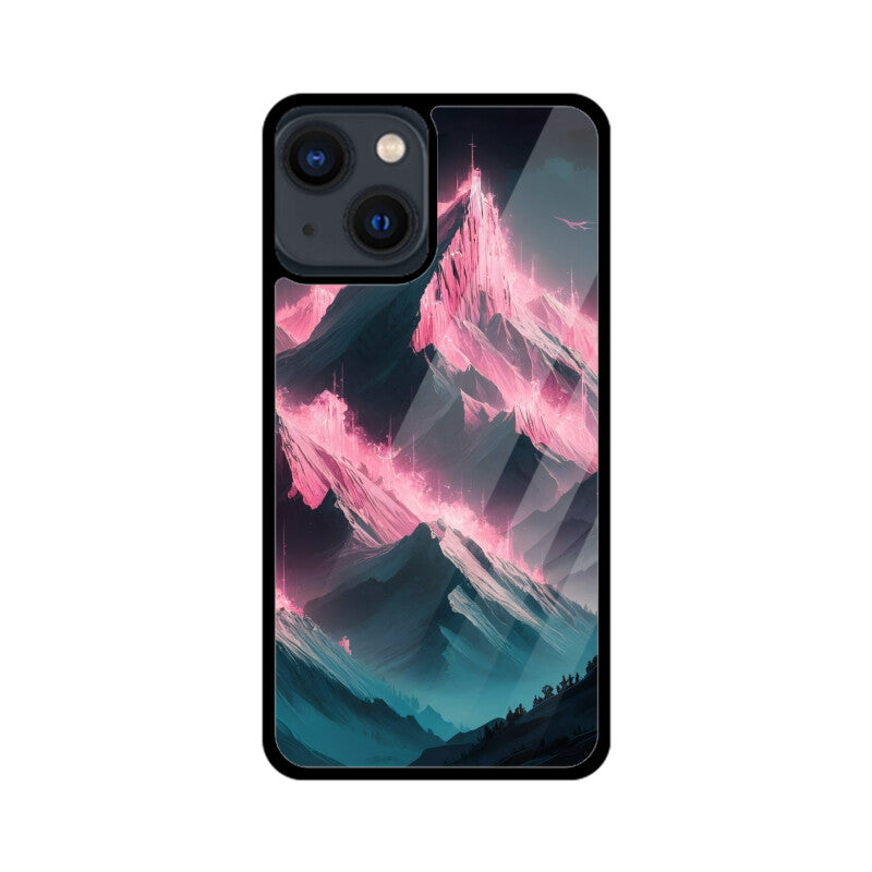 iPhone Glass Phone Case - Mystical Mountains