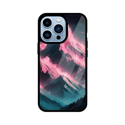 iPhone Glass Phone Case - Mystical Mountains