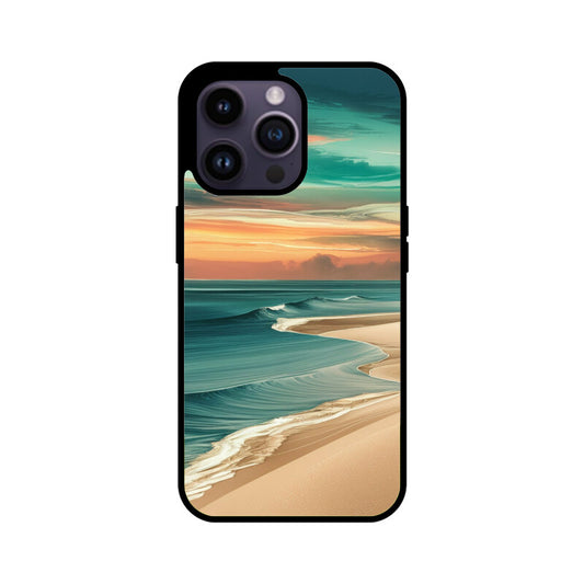 iPhone Glass Phone Case - Beach
