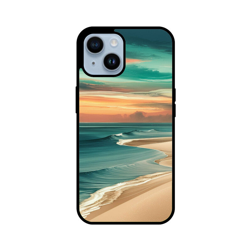 iPhone Glass Phone Case - Beach