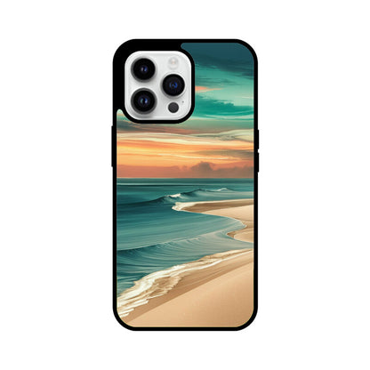 iPhone Glass Phone Case - Beach