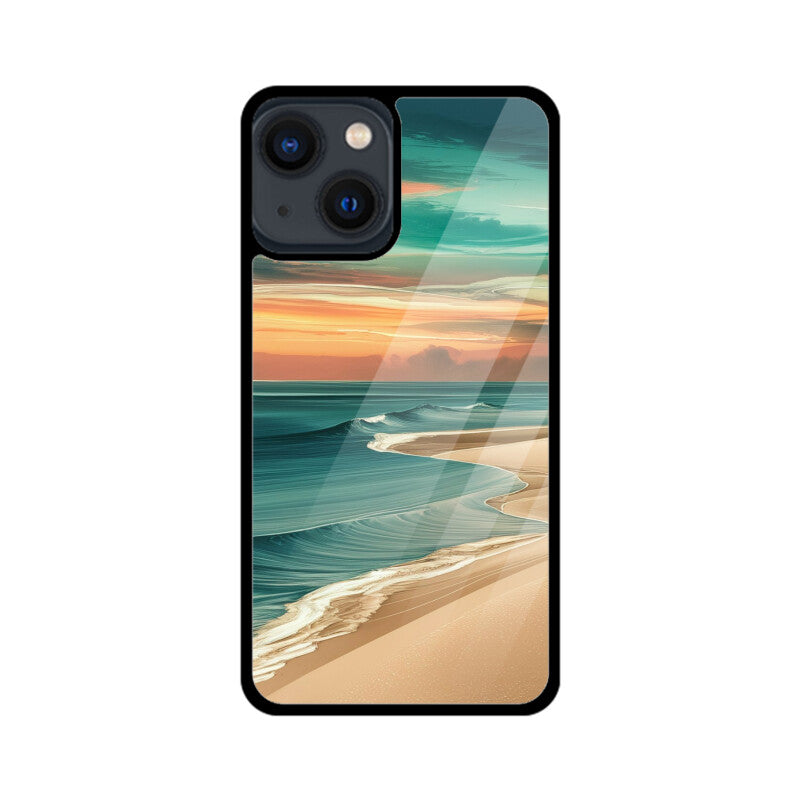 iPhone Glass Phone Case - Beach