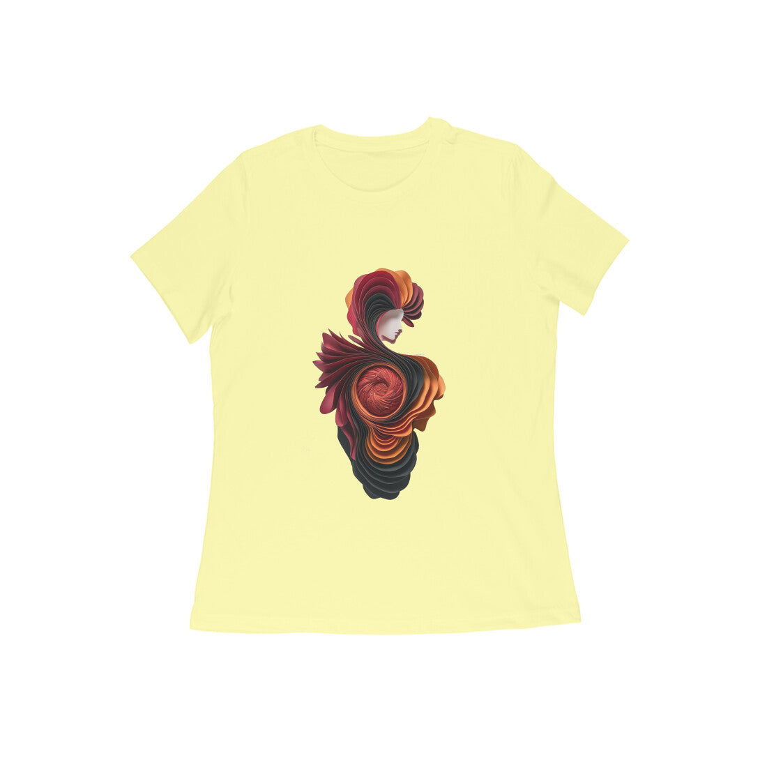 Women Round Neck T-Shirt - Conceptual Art