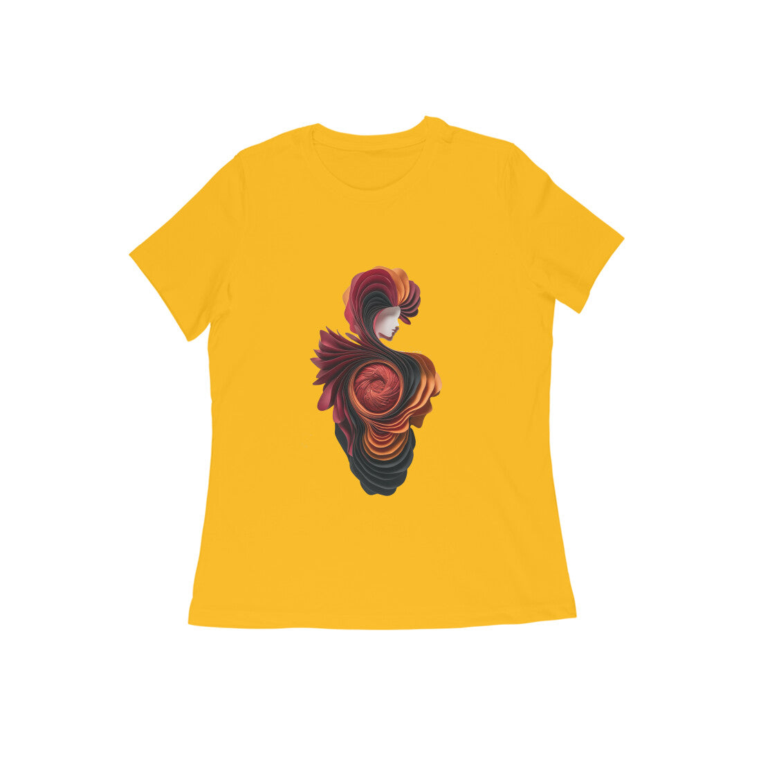 Women Round Neck T-Shirt - Conceptual Art