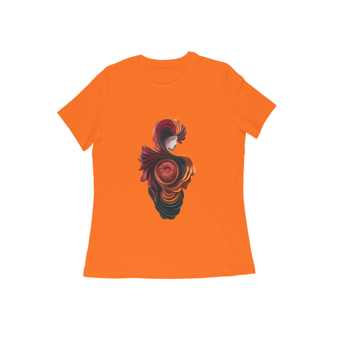 Women Round Neck T-Shirt - Conceptual Art