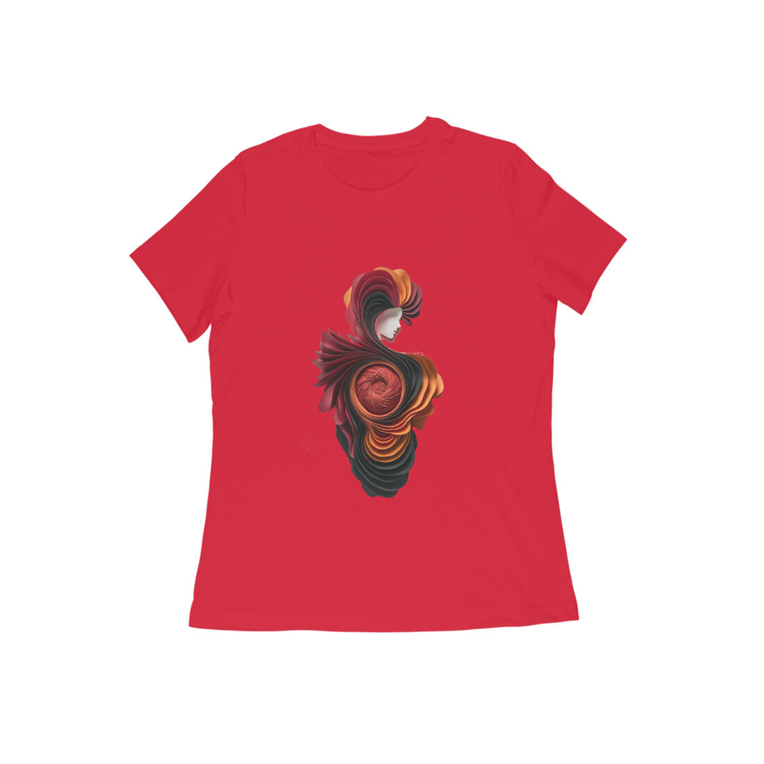 Women Round Neck T-Shirt - Conceptual Art