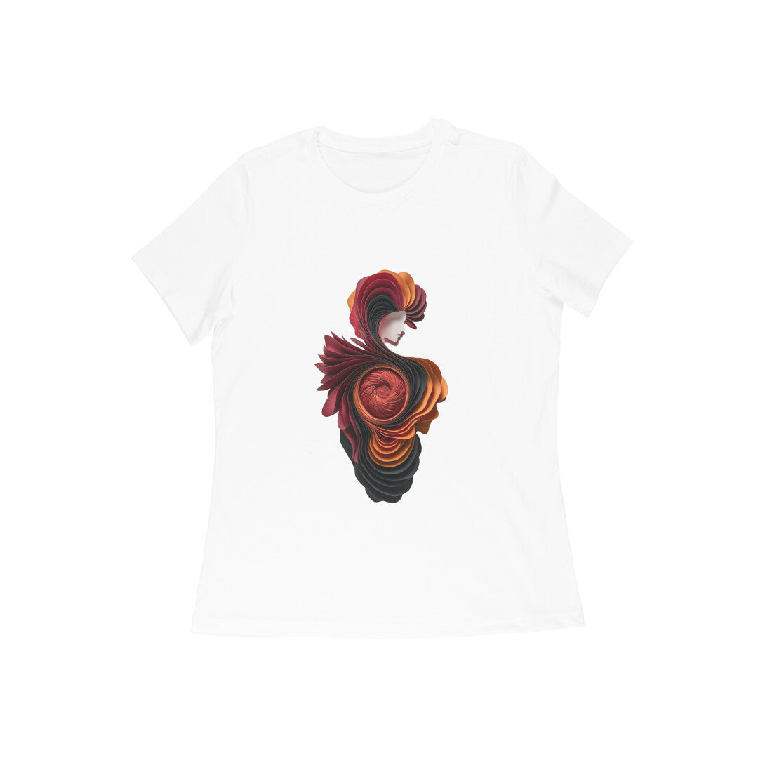 Women Round Neck T-Shirt - Conceptual Art