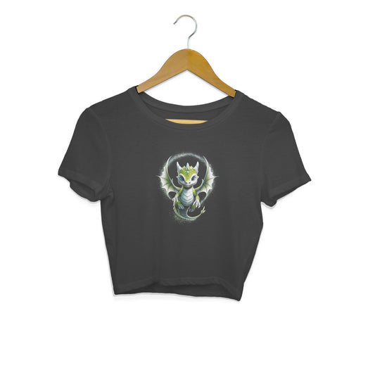 Crop Top for Girls - Baby Dragon