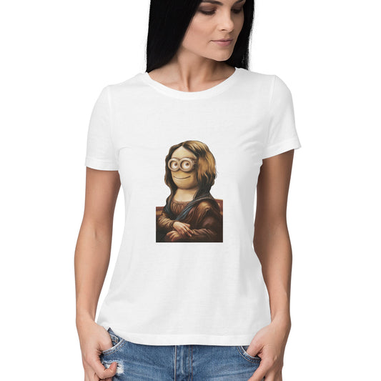 Women Round Neck T-Shirt - Miniolisa