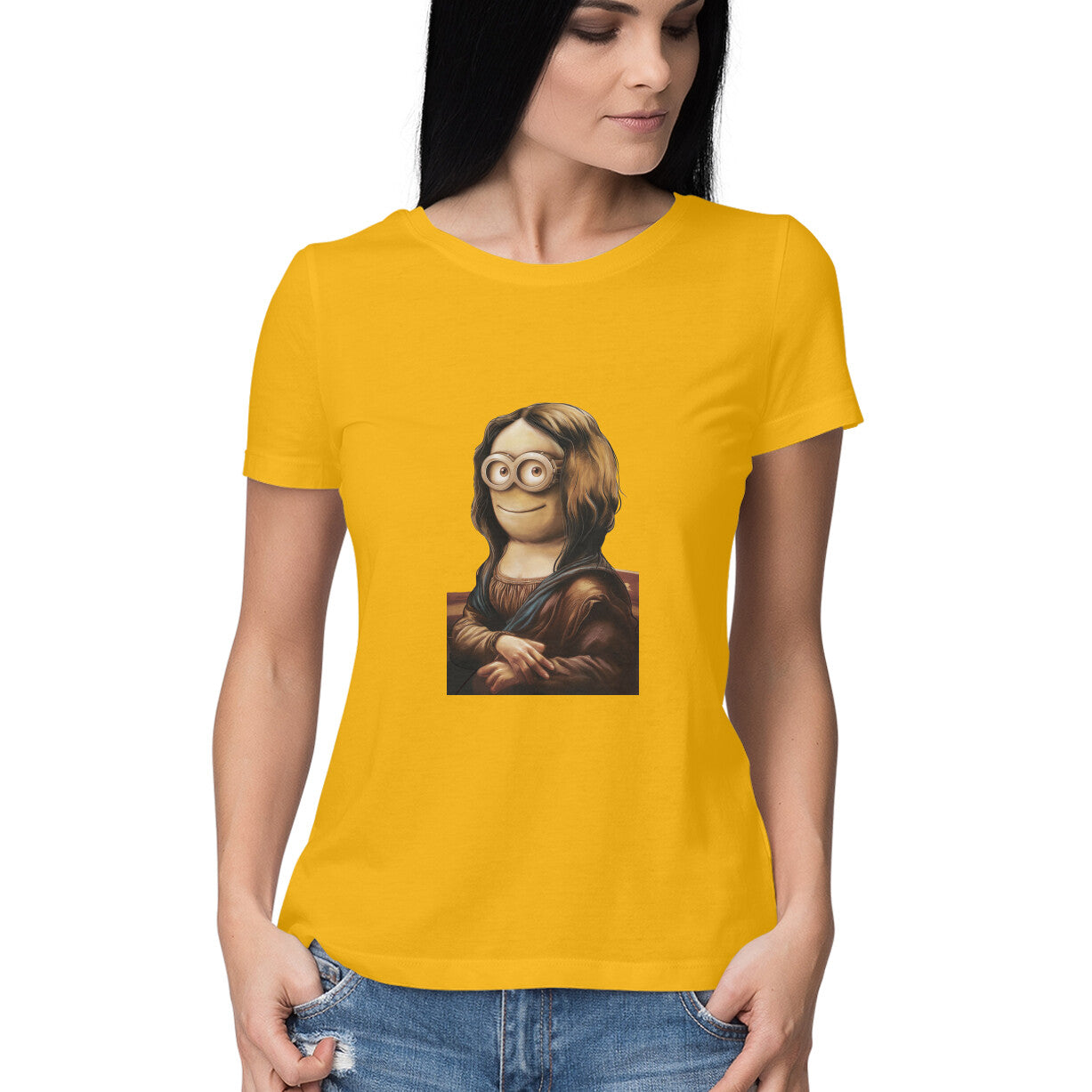 Women Round Neck T-Shirt - Miniolisa