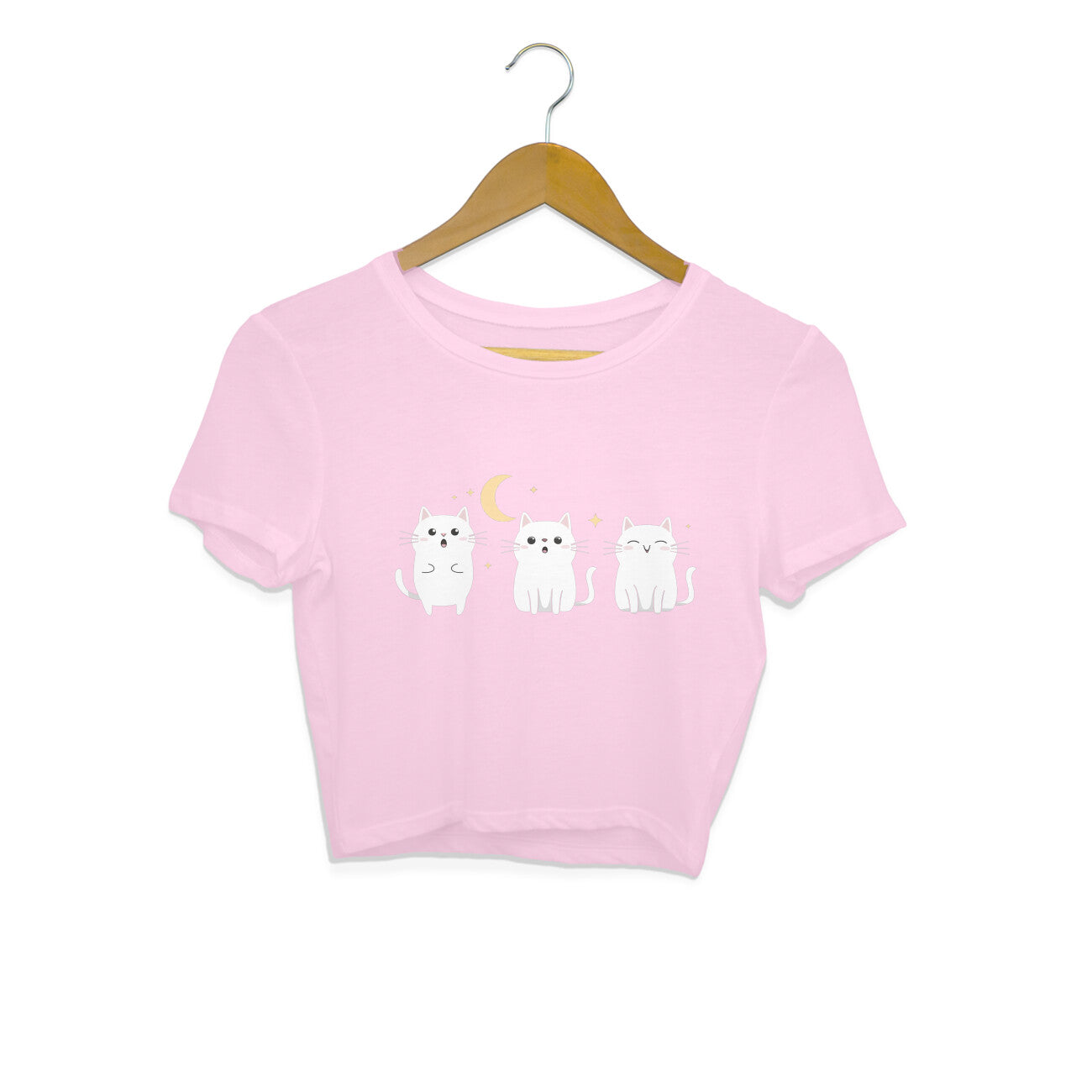 Crop Top for Girls - Trio Cats