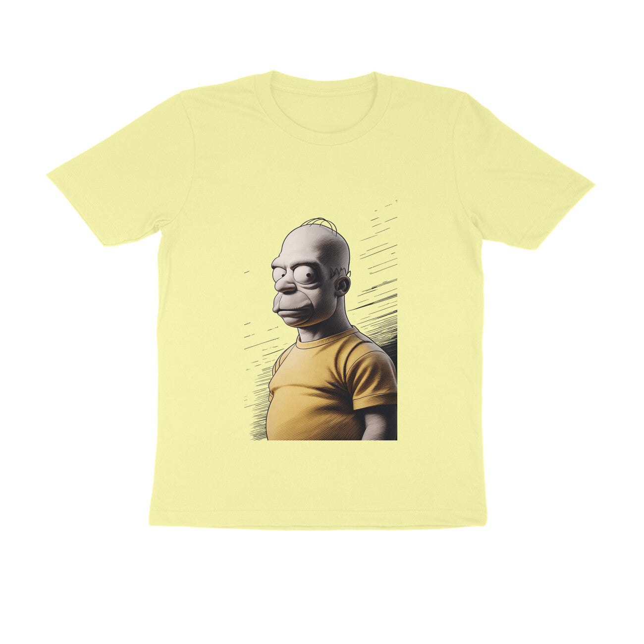 Men Round Neck T-Shirt - Homer Simpson