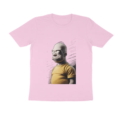 Men Round Neck T-Shirt - Homer Simpson