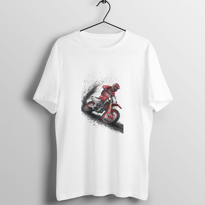 Men Round Neck T-Shirt - Motocross