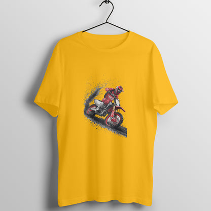 Men Round Neck T-Shirt - Motocross