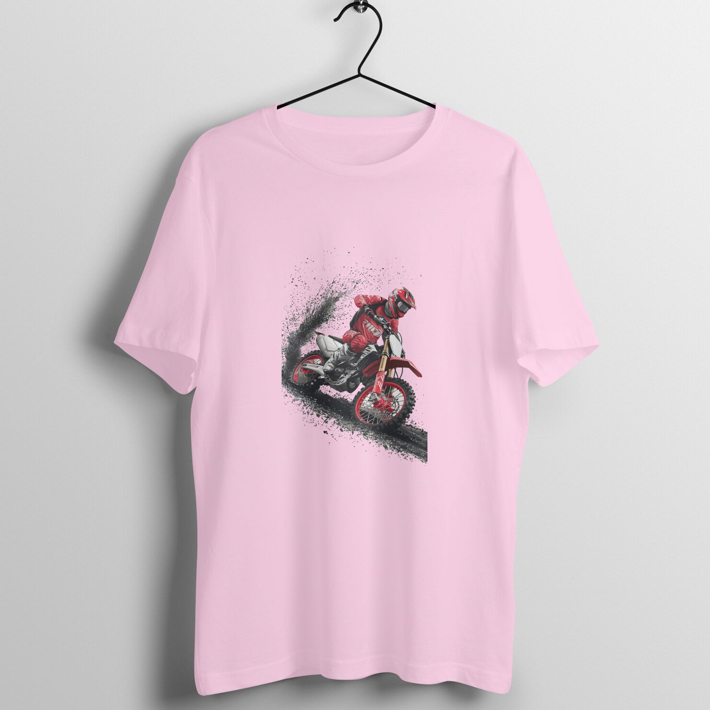 Men Round Neck T-Shirt - Motocross