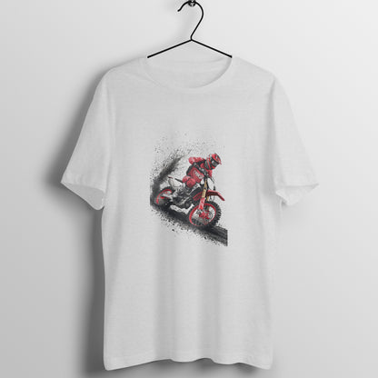 Men Round Neck T-Shirt - Motocross