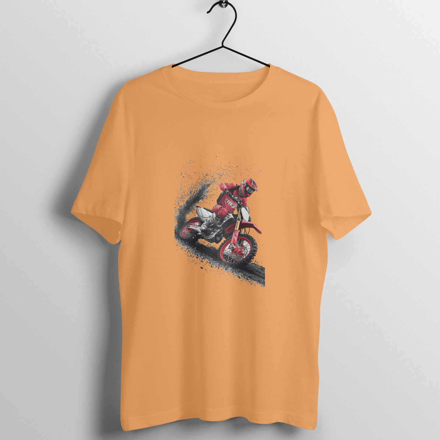 Men Round Neck T-Shirt - Motocross