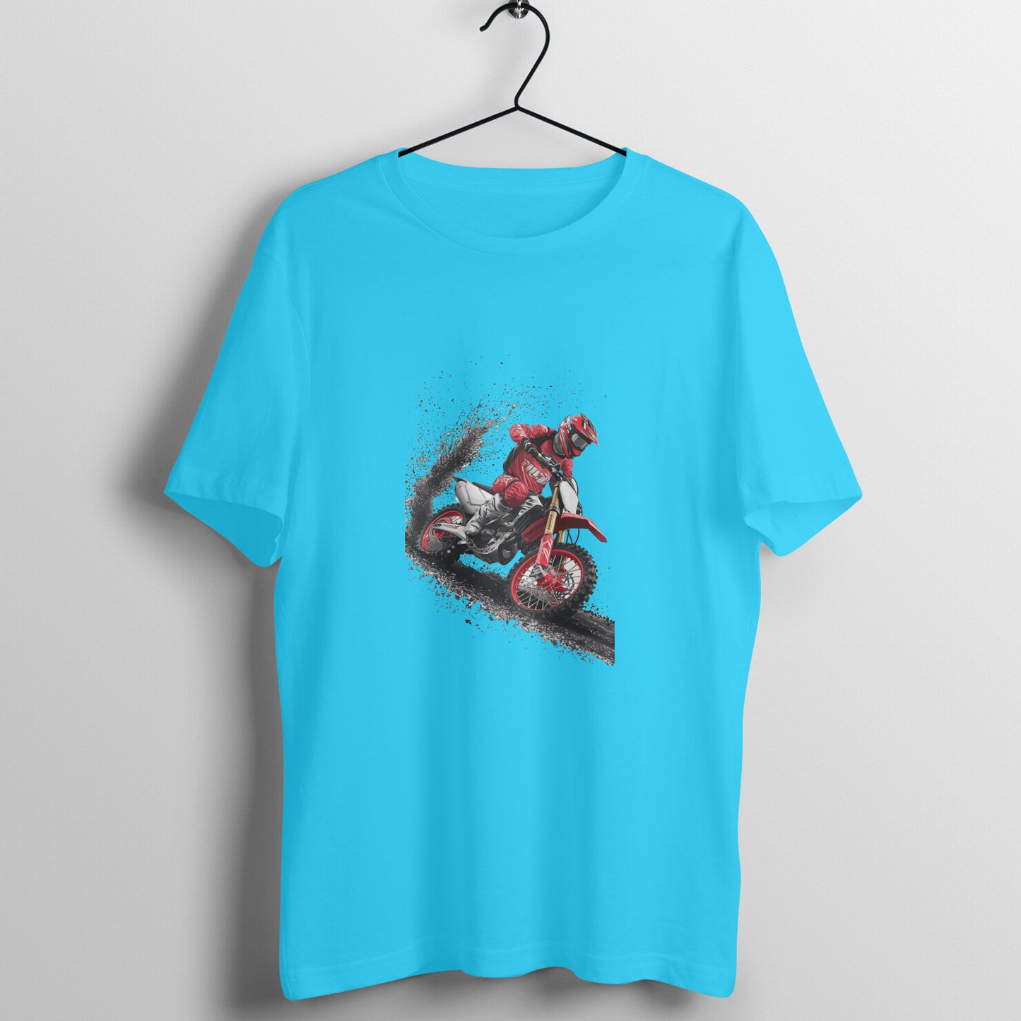 Men Round Neck T-Shirt - Motocross