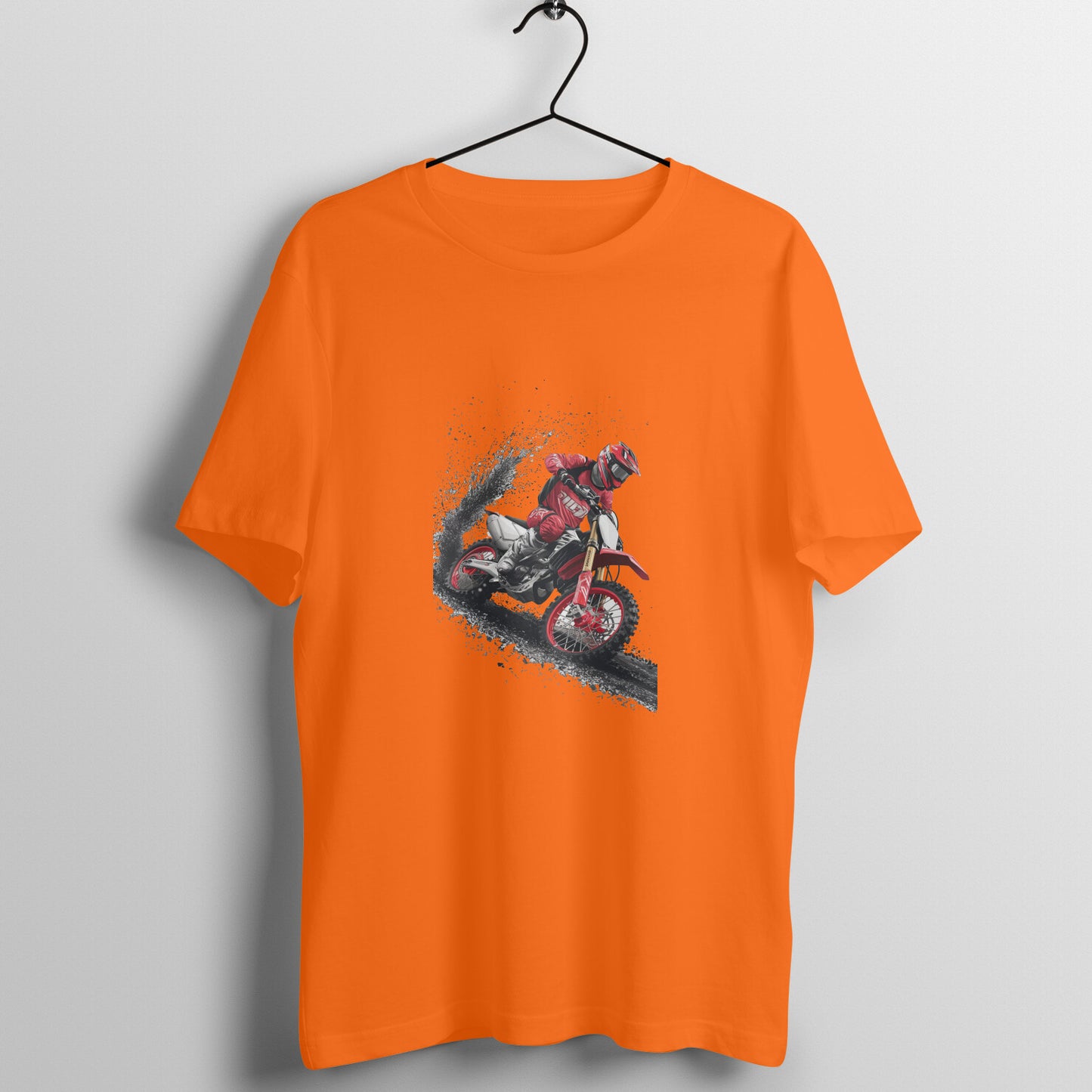 Men Round Neck T-Shirt - Motocross